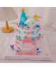 2 Tier - Cinnamoroll Blue Pink 6" + 8"